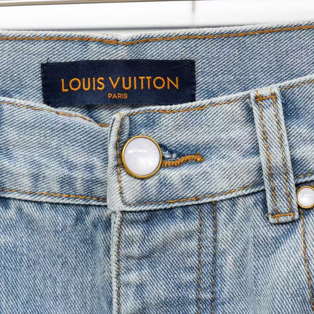 Louis Vuitton Logo-Embroidered Jeans - product image 4