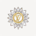 Louis Vuitton Sunflower 18K Gold Brooch