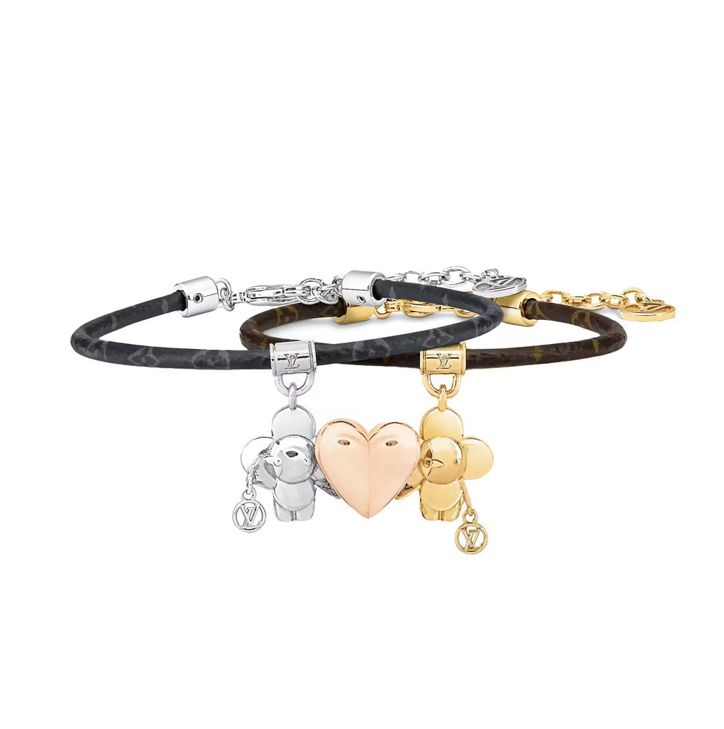 Louis Vuitton Vivienne Amour One Set 18K Gold Bracelet