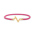 Louis Vuitton Volt Upside Down Play Pink 18K Gold Bracelet