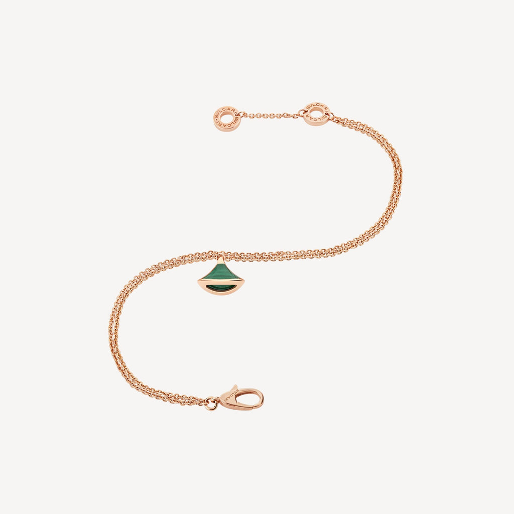 DIVAS' DREAM Malachite 18K Gold Bracelet