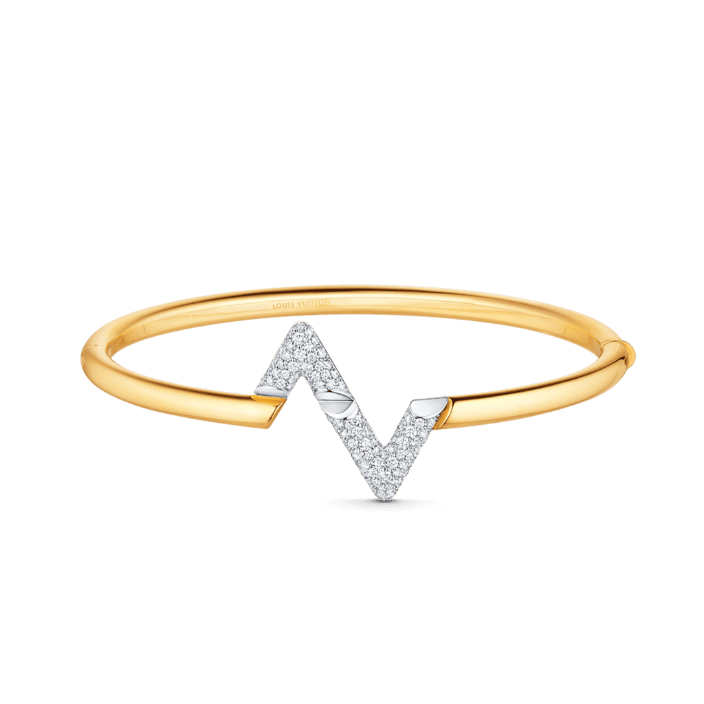 Louis Vuitton Volt Upside Down 18K Gold Bracelet