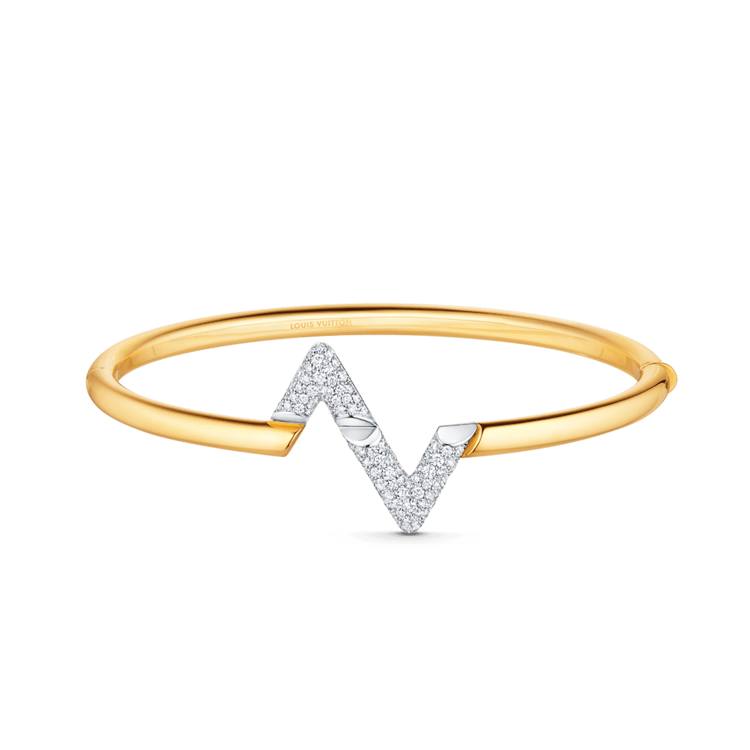 Louis Vuitton Volt Upside Down 18K Gold Bracelet