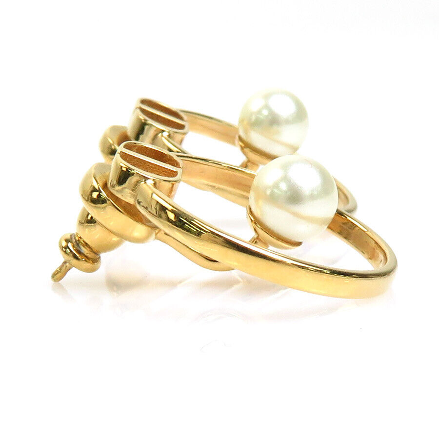 Dior 30 Montaigne Pearl 18K Gold Earrings