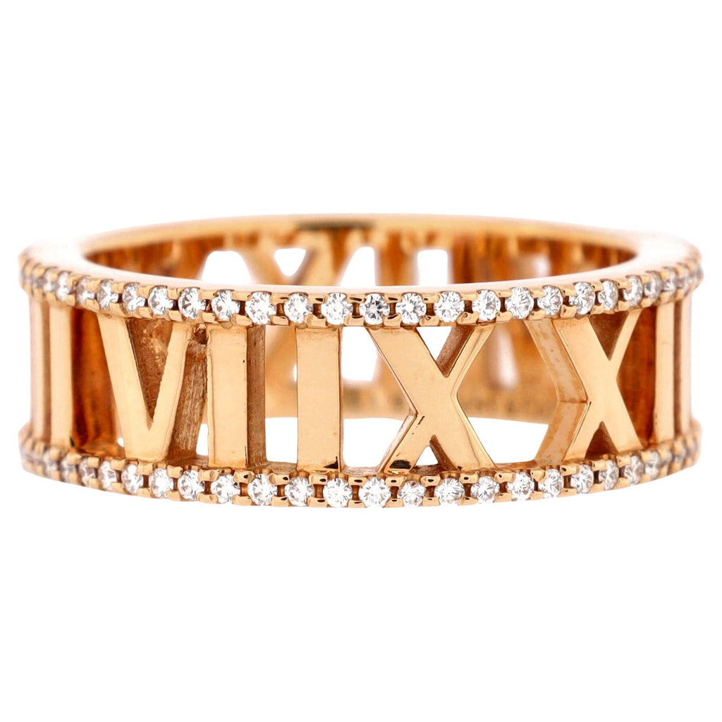 Tiffany Atlas Diamond 18K Gold Ring