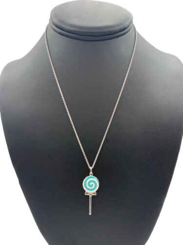Tiffany Lollipop Charm Chain 18K Gold Necklace
