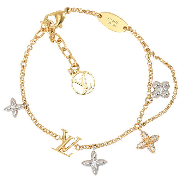 Louis Vuitton Gram Diamonds 18K Gold Bracelet