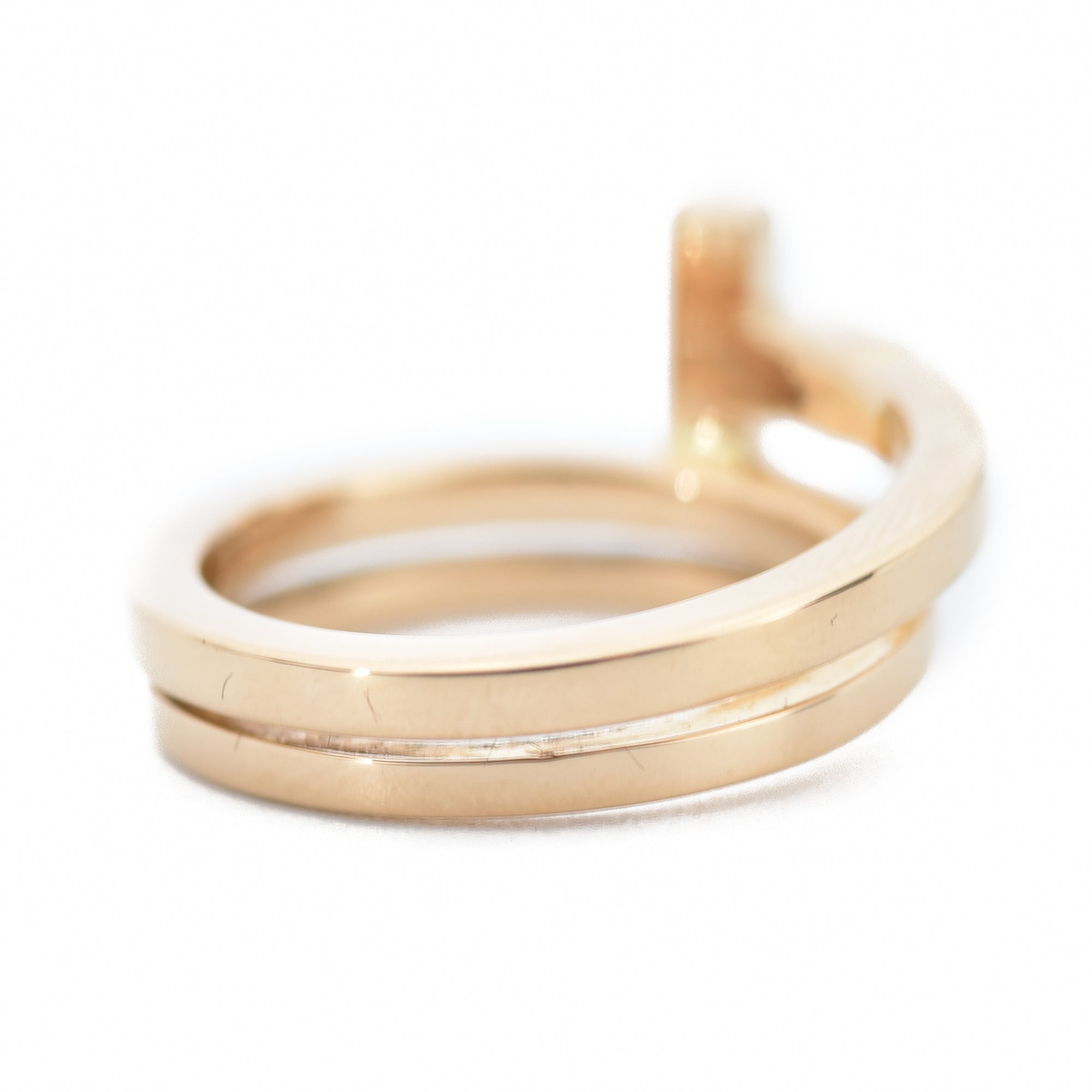 Tiffany Diamond Square 18K Gold Ring