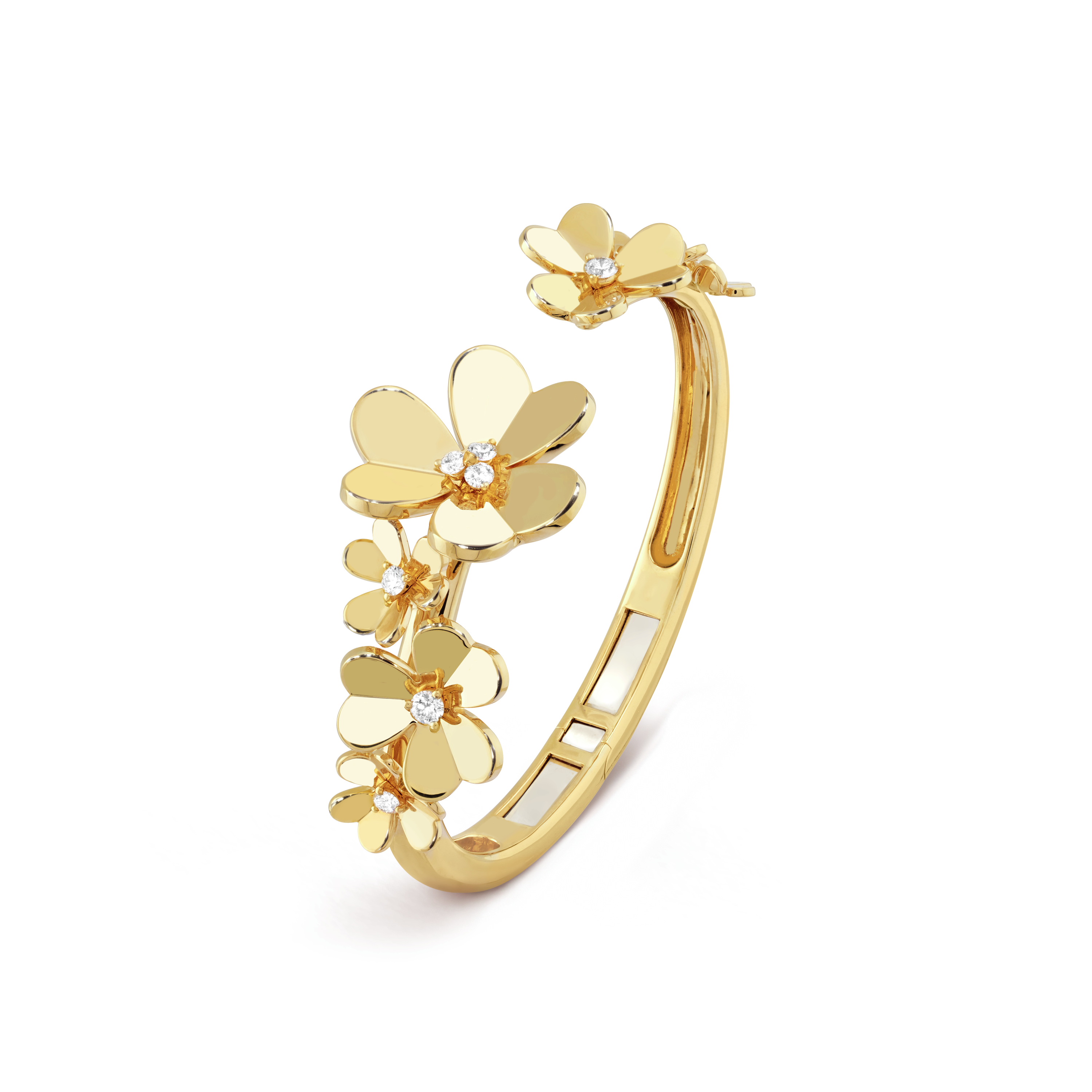 Frivole Seven Flowers 18K Gold Bracelet