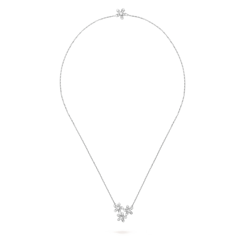 Three Flowers Socrate 18K Gold Necklace