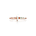 Tiffany Diamond Wire 18K Gold Ring