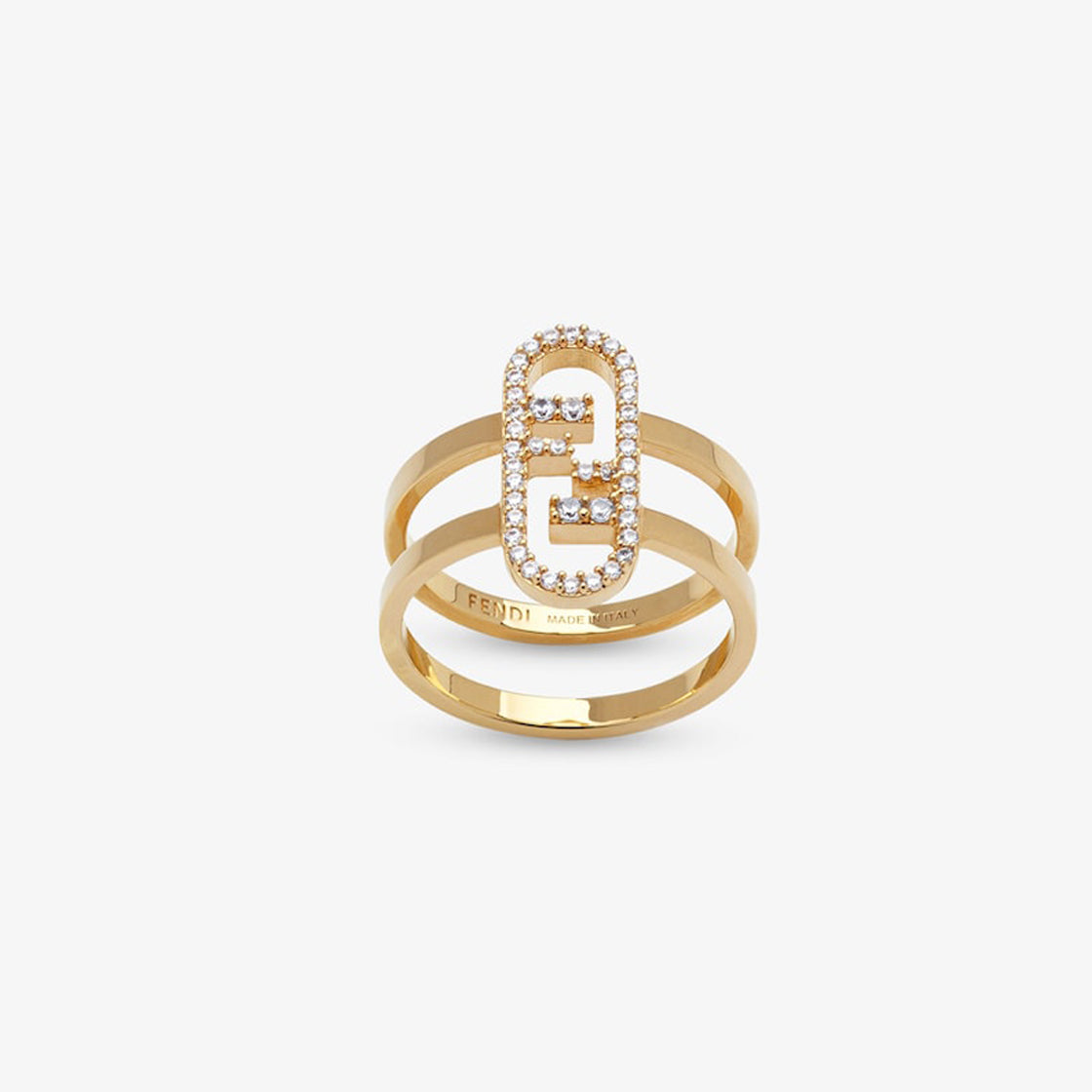 Fendi OLock 18K Gold Ring
