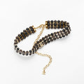 Chanel Strass Choker 18K Gold Necklace
