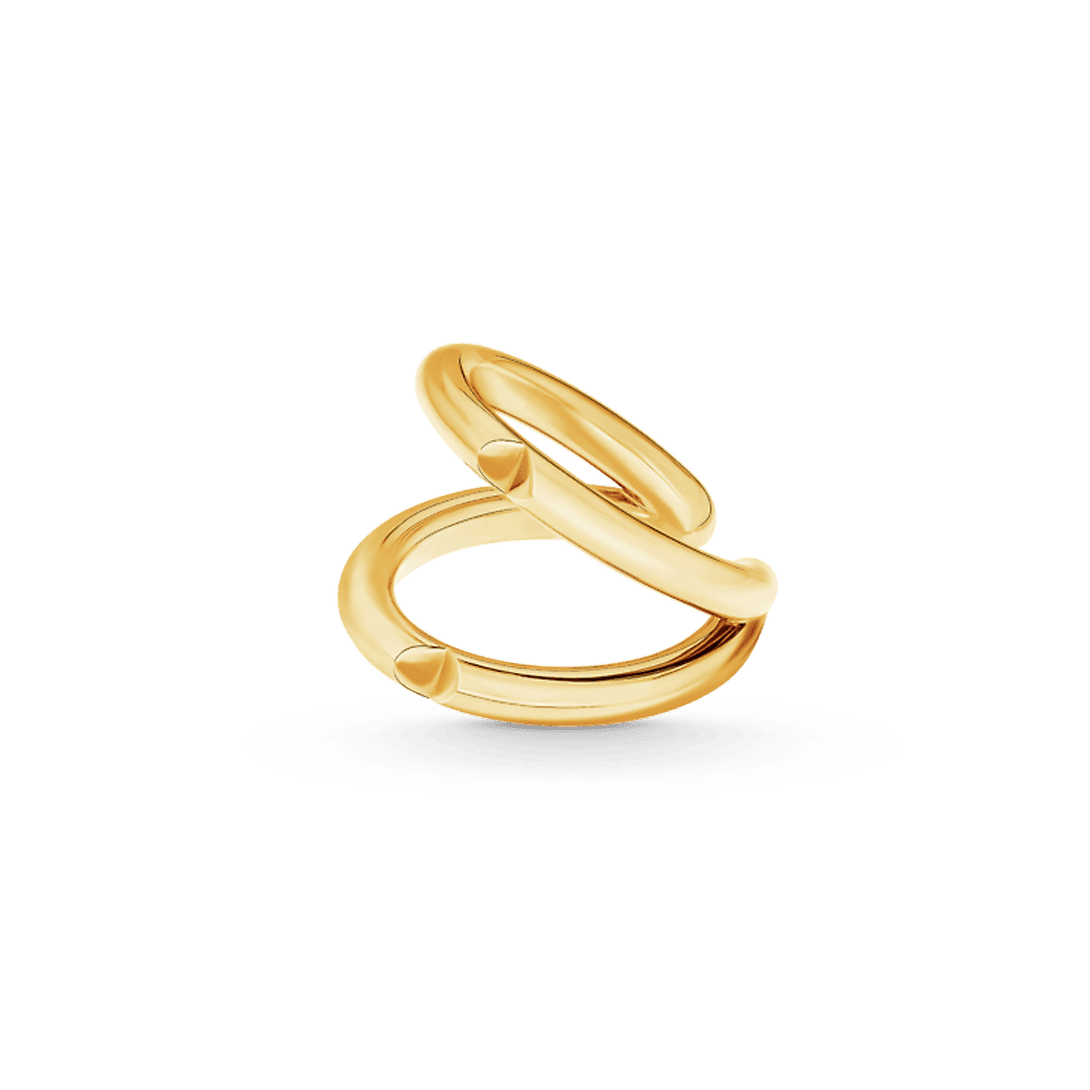 Louis Vuitton Volt Upside Down 18K Gold Ring