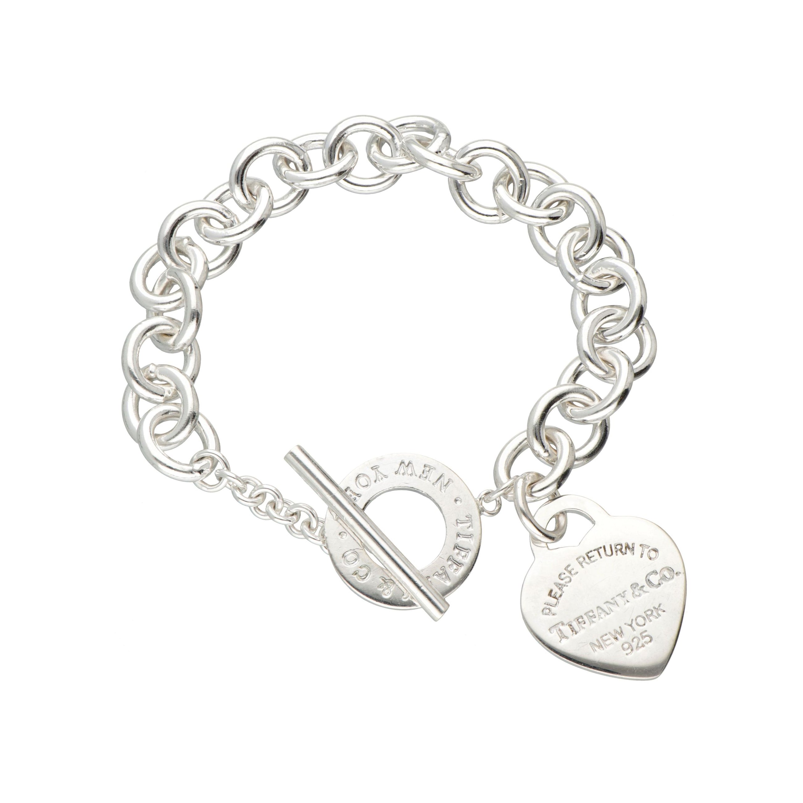 Tiffany Heart Tag 18K Gold Bracelet