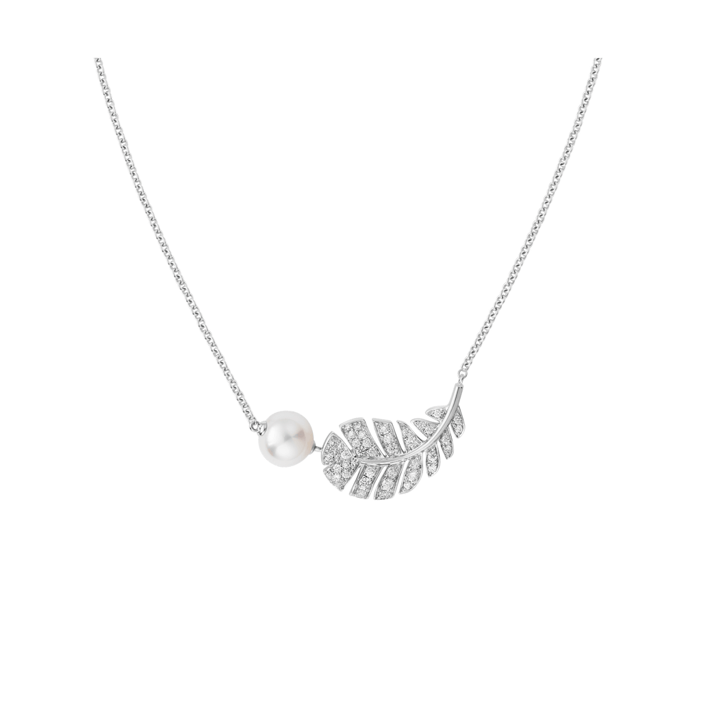 Chanel Plume De 18K Gold Necklace
