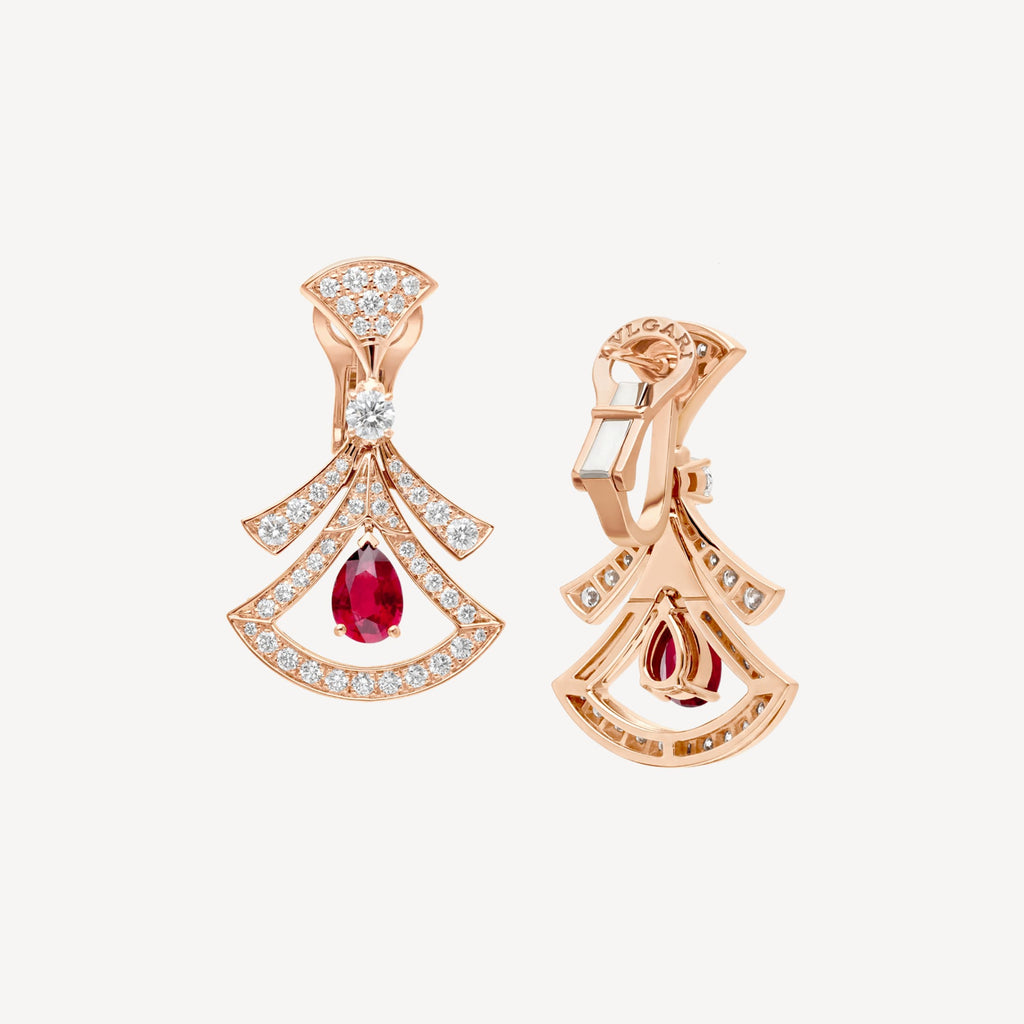 Bvlgari BVLGARI Dream Openwork 18K Gold Earrings