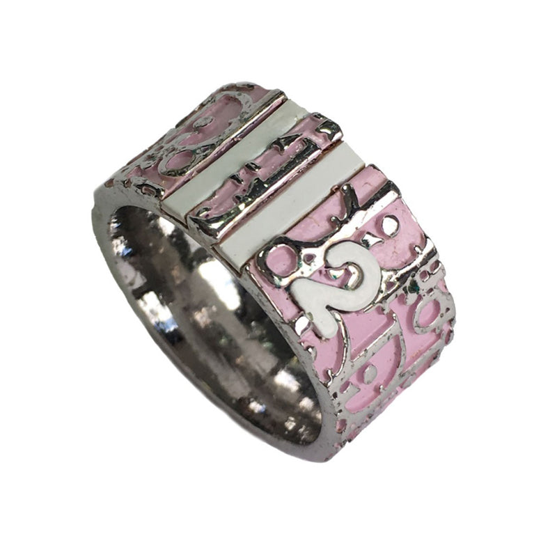 Dior Monogram Enamel 18K Gold Ring