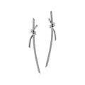 Tiffany Knot Drop Diamonds 18K Gold Earrings