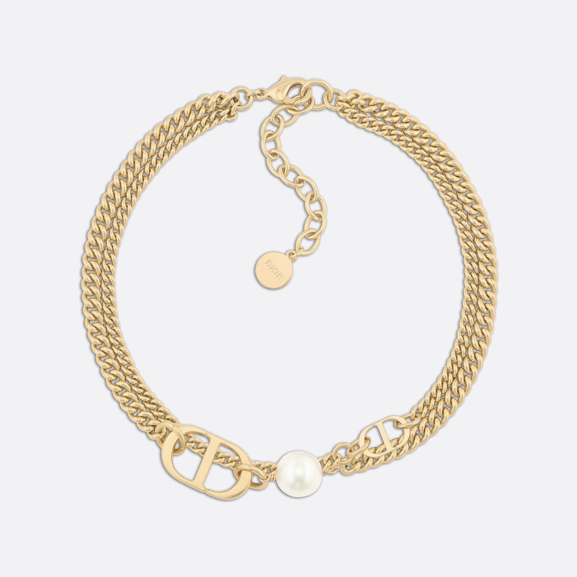 Dior 30 Montaigne Choker 18K Gold Necklace