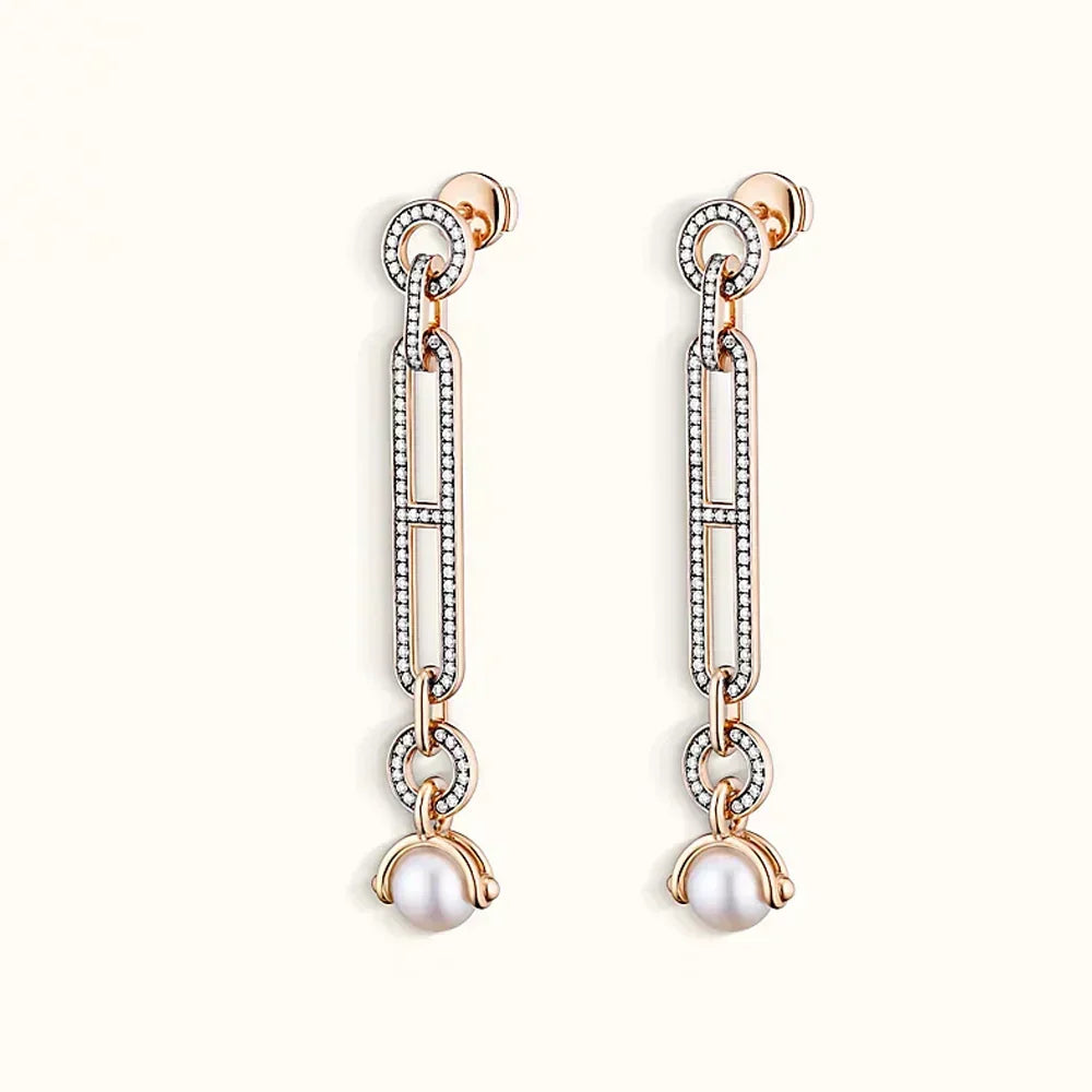 Chandra Diamonds 18K Gold Earrings