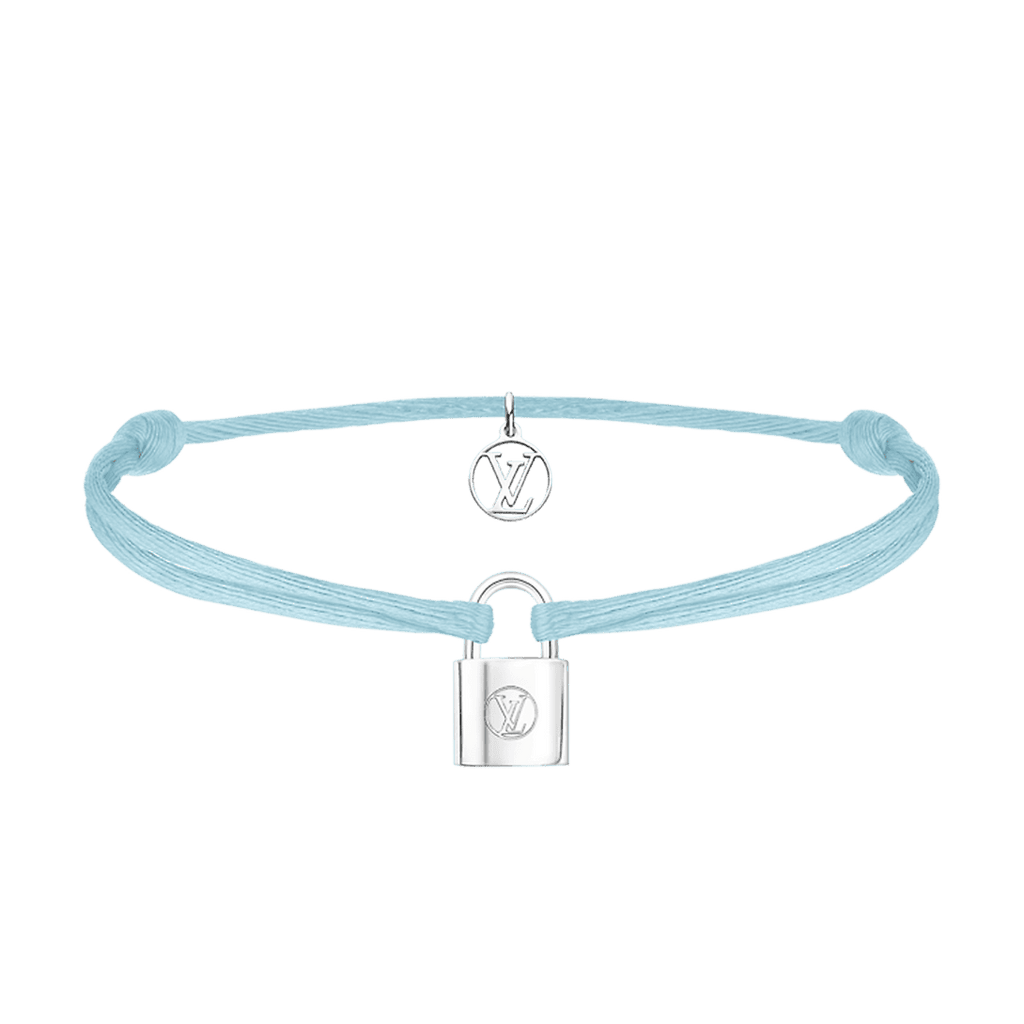 Louis Vuitton Silver Lockit X Virgil Abloh 18K Gold Bracelet