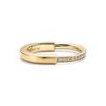 Tiffany Lock Diamonds 18K Yellow Gold Ring