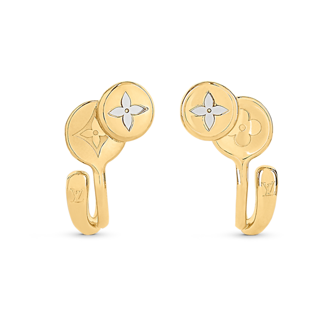 Louis Vuitton Symphony 18K Gold Earrings