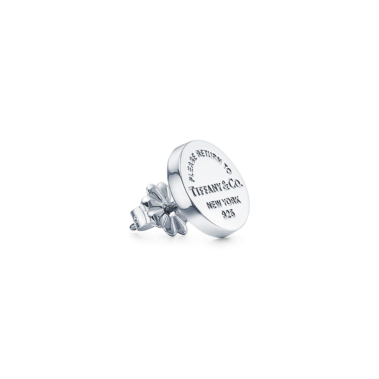 Tiffany Return to Circle Stud 18K Gold Earrings