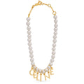 Celine Paris Pearls 18K Gold Bracelet