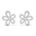 Flowerlace 18K Gold Earrings
