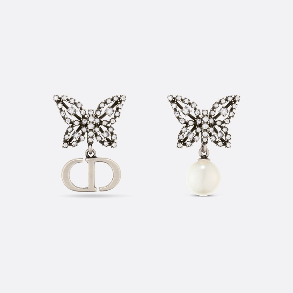 Dior Papillon De Nuit 18K Gold Earrings
