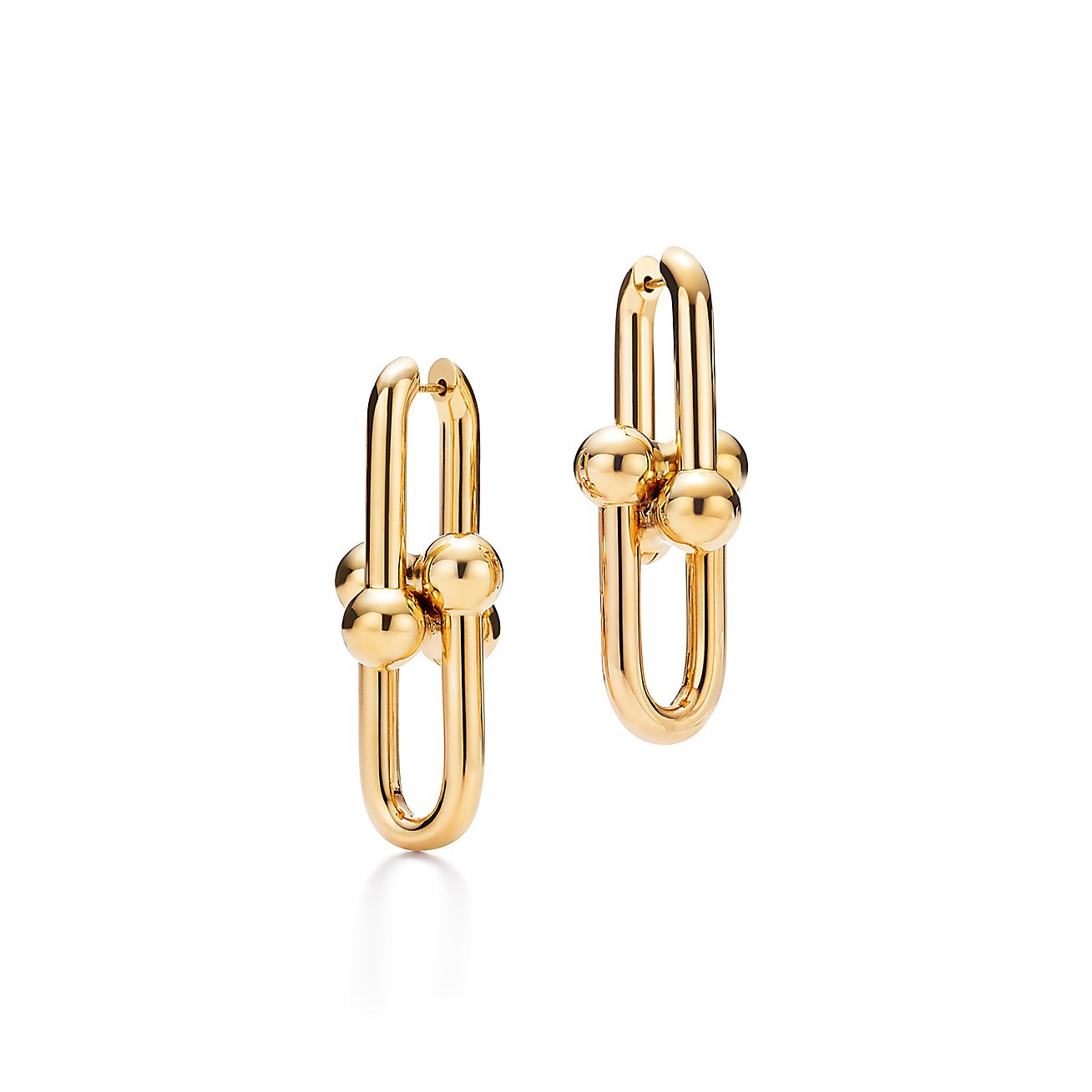 Tiffany HardWear Extra Large Link 18K Gold Earrings