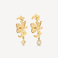 Louis Vuitton In the Sky 18K Gold Earrings