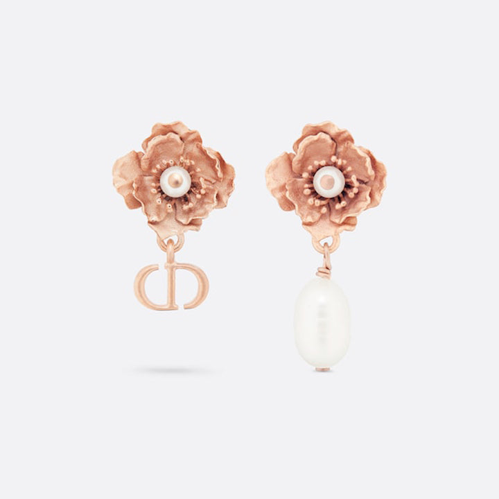Dior D-Millefiori 18K Gold Earrings