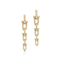 Tiffany HardWear Graduated Link 18K Gold Earrings