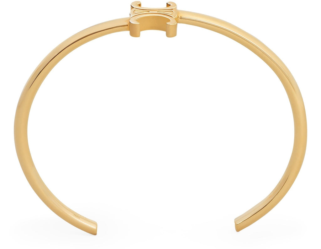 Celine Asymmetric 18K Gold Bracelet