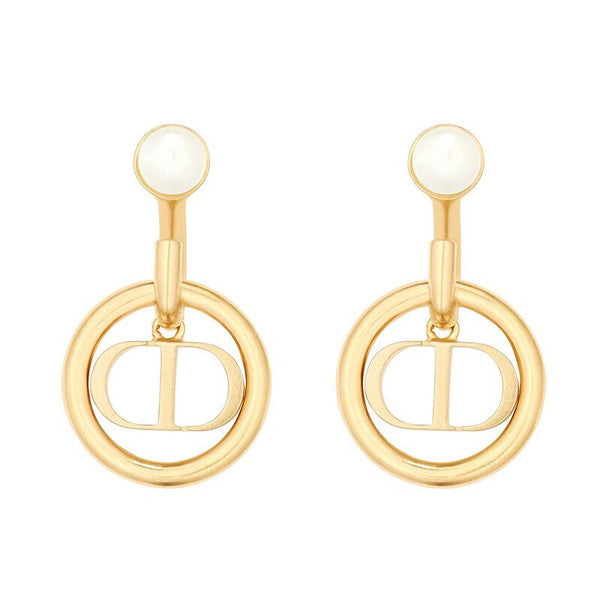 Dior 30 Montaigne Pearls 18K Gold Earrings