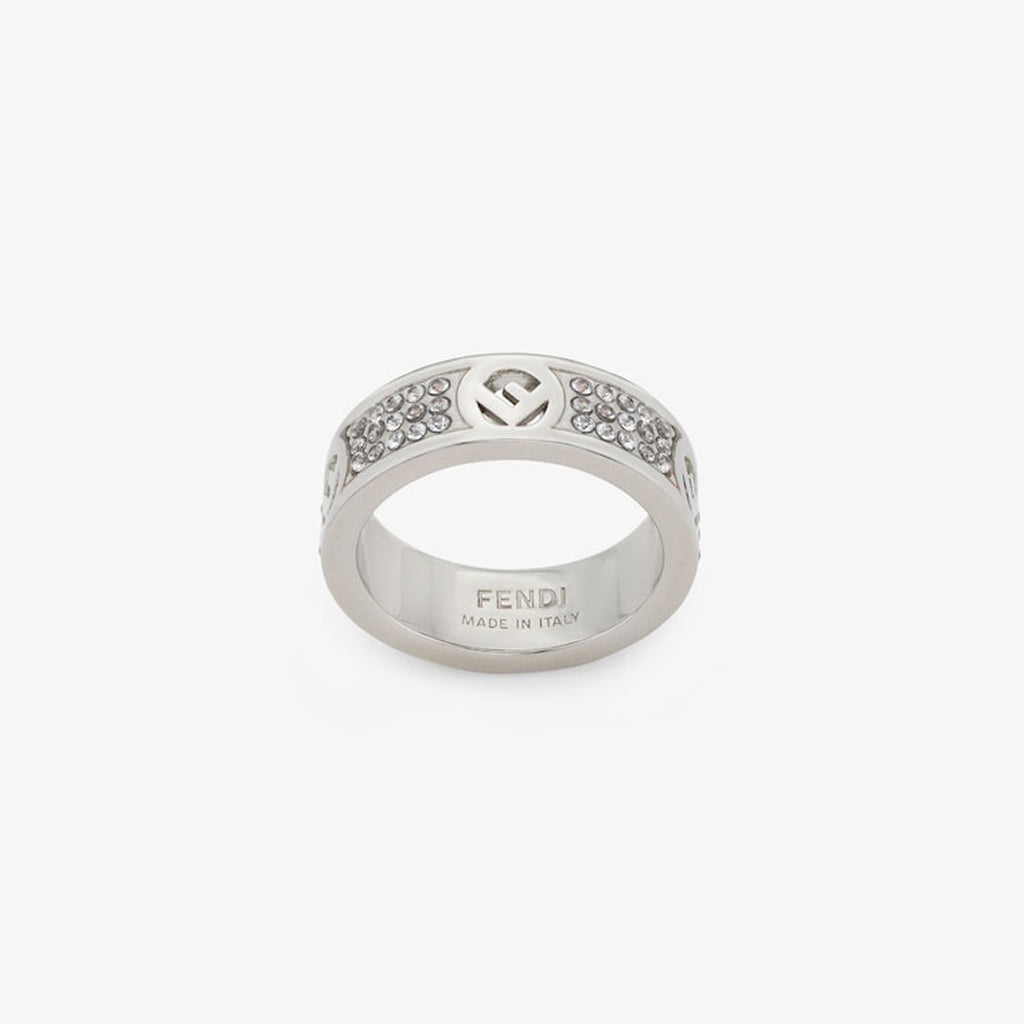 Fendi Is 18K White Gold Ring