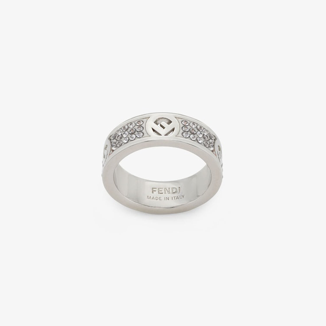 Fendi Is 18K White Gold Ring