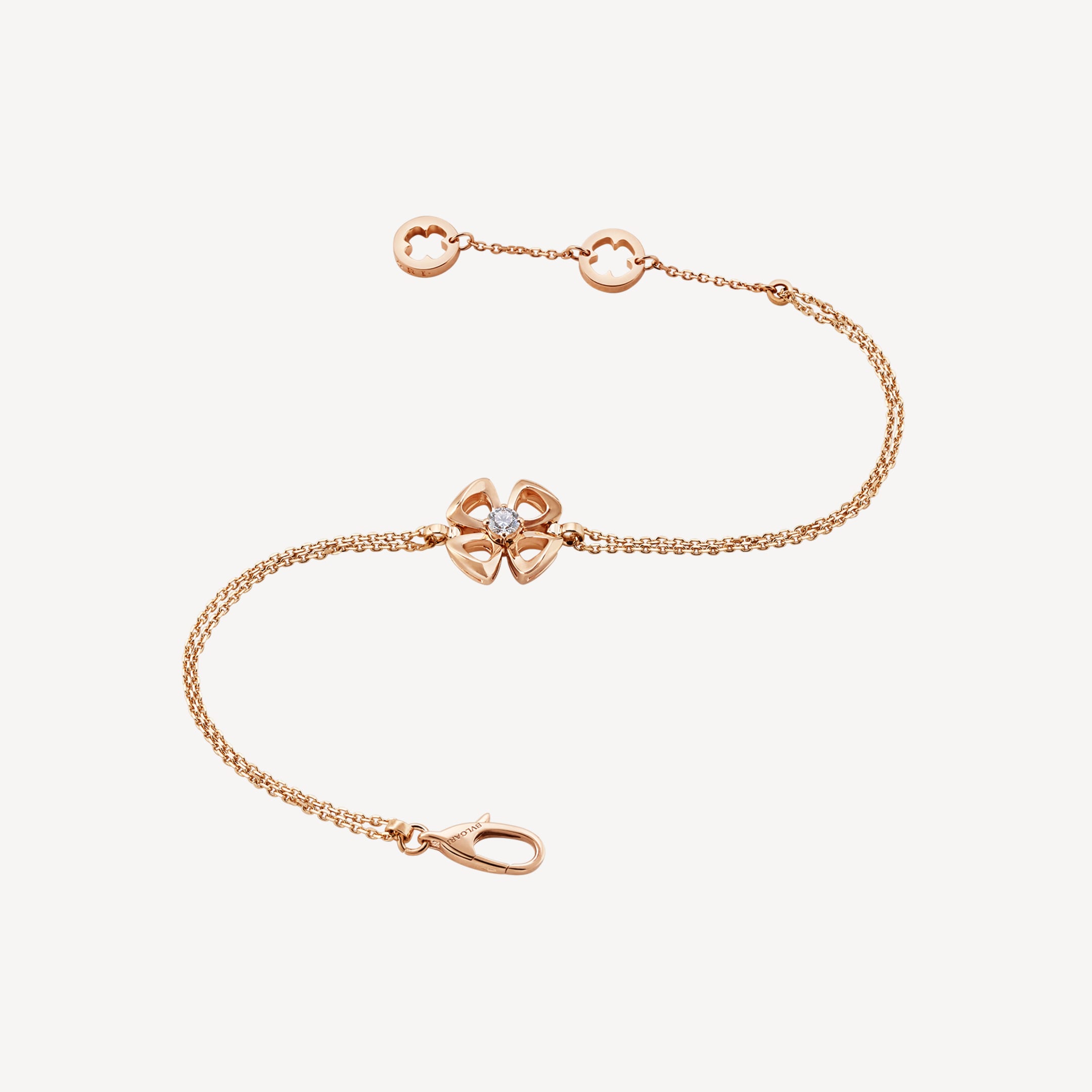 Fiorever Central Diamond 18K Gold Bracelet