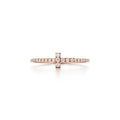 Tiffany Diamond Wire 18K Gold Ring