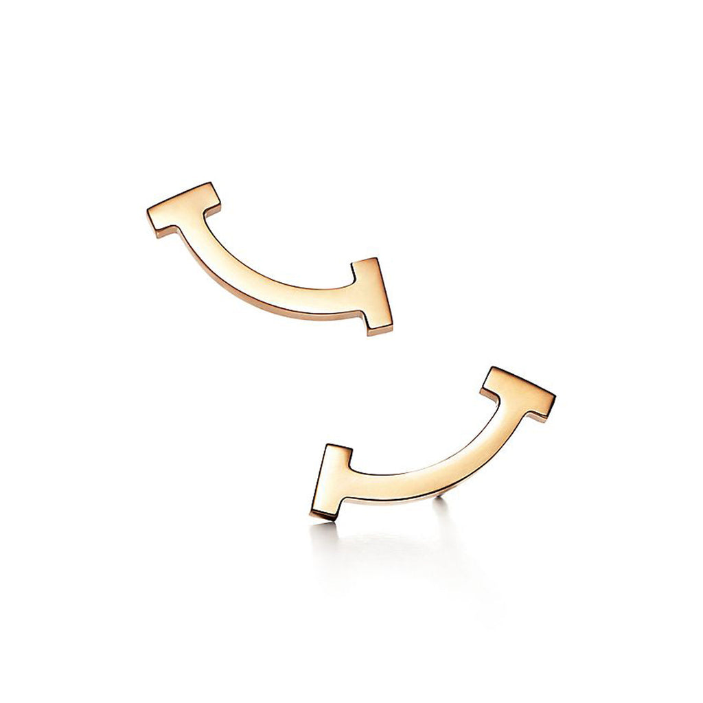 Tiffany Smile 18K Yellow Gold Earrings