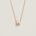 Hermes Mini Pop Pink 18K Gold Necklace
