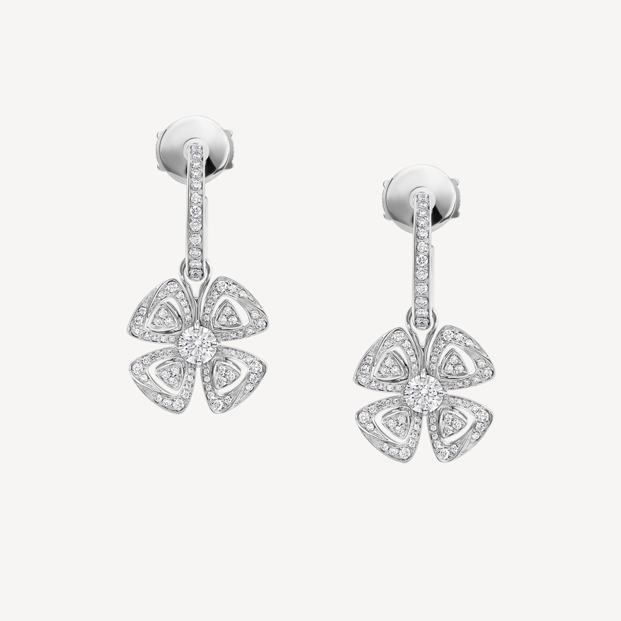 Bvlgari Fiorever 18K Gold Earrings