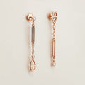 Hermes Chaine D'ancre Chaos 18K Gold Earrings