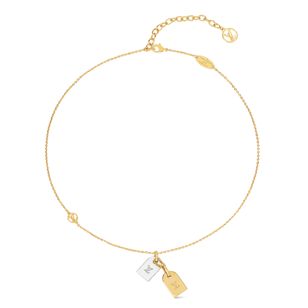 Louis Vuitton Nanogram 18K Gold Necklace