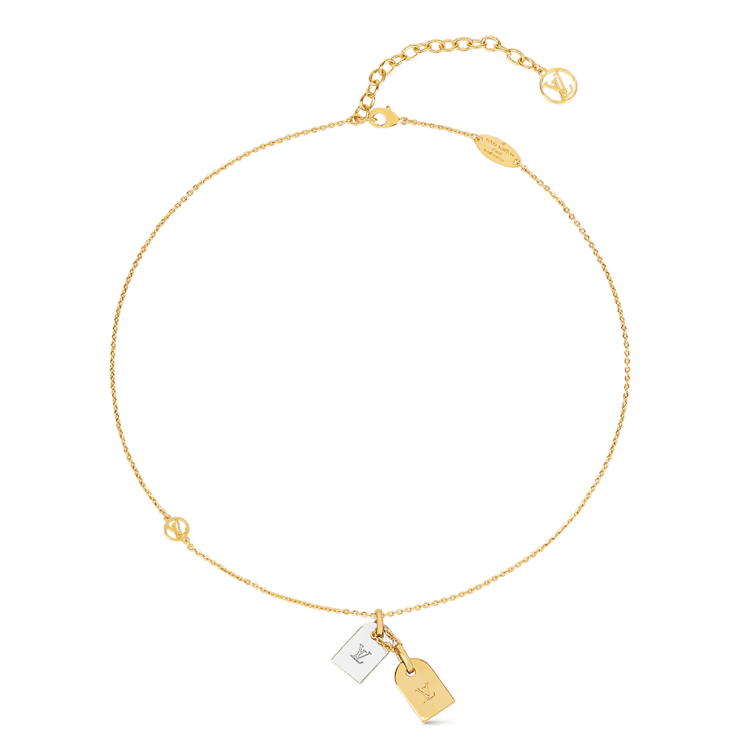 Louis Vuitton Nanogram 18K Gold Necklace
