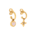 Louis Vuitton Iconic Heart 18K Gold Earrings