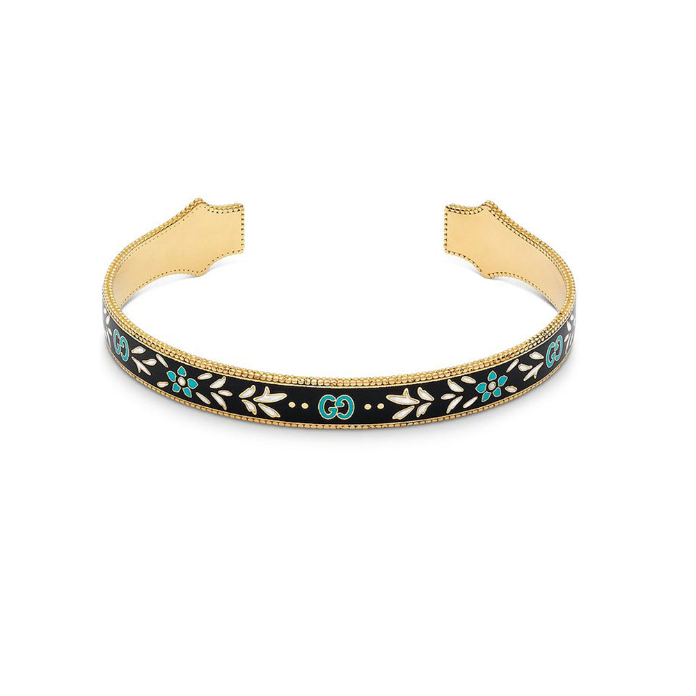 Gucci Double Icon Blooms 18K Gold Bracelet